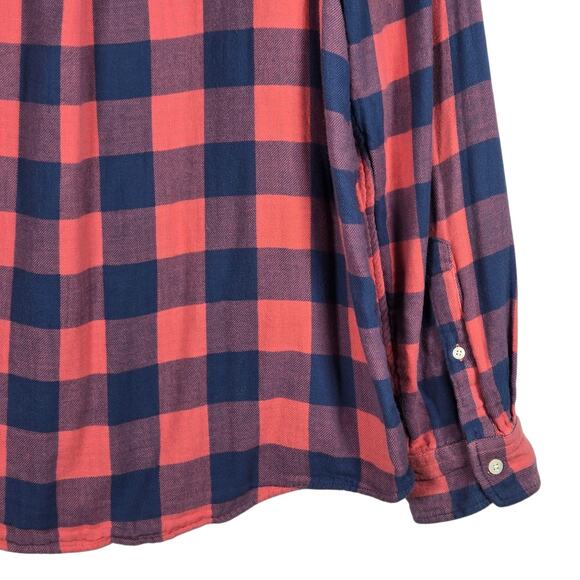 Vineyard Vines Whale Shirt Mens Large Classic Fit Flannel Plaid Preppy Utility - Picture 11 of 12